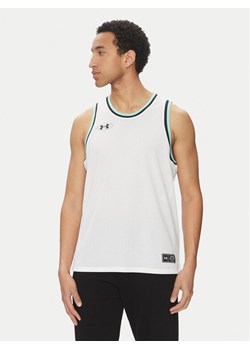 Under Armour Tank top Zone Pro 6000370 Biały Loose Fit ze sklepu MODIVO w kategorii T-shirty męskie - zdjęcie 181057222