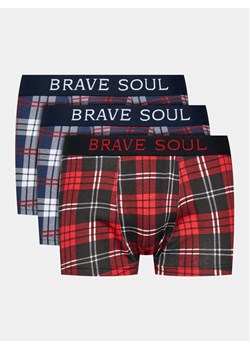 Brave Soul Komplet 3 par bokserek MBX-606ANTHONY Kolorowy Regular Fit ze sklepu MODIVO w kategorii Majtki męskie - zdjęcie 181057242