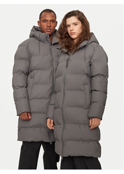 Rains Kurtka zimowa 15130 Szary Regular Fit ze sklepu MODIVO w kategorii Kurtki damskie - zdjęcie 181057340