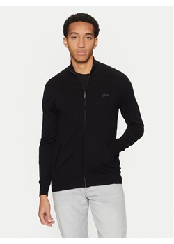 Guess Kardigan M5RR04 Z3KI1 Czarny Regular Fit ze sklepu MODIVO w kategorii Swetry męskie - zdjęcie 181057443