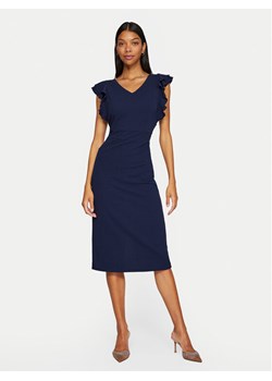Vila Sukienka koktajlowa Clara 14100344 Granatowy Slim Fit ze sklepu MODIVO w kategorii Sukienki - zdjęcie 181057494