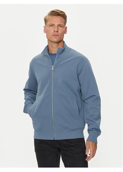 Calvin Klein Jeans Bluza Textured J30J326620 Niebieski Regular Fit ze sklepu MODIVO w kategorii Bluzy męskie - zdjęcie 181057650