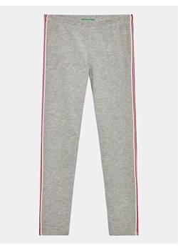 United Colors Of Benetton Legginsy 3DKECF041 Szary Slim Fit ze sklepu MODIVO w kategorii Spodnie dziewczęce - zdjęcie 181057682