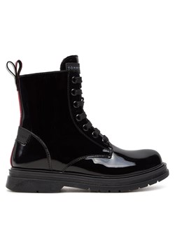 Tommy Hilfiger Botki T4A5-33588-0775 M Czarny ze sklepu MODIVO w kategorii Buty zimowe dziecięce - zdjęcie 181057833