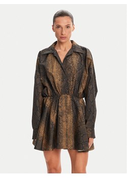 NORMA KAMALI Sukienka codzienna ST4243PHA71302 Brązowy Relaxed Fit ze sklepu MODIVO w kategorii Sukienki - zdjęcie 181057840