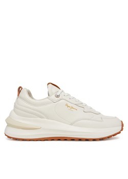 Pepe Jeans Sneakersy PLS60014 Beżowy ze sklepu MODIVO w kategorii Buty sportowe damskie - zdjęcie 181057970