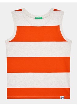 United Colors Of Benetton Top 3ZNBGH00M Czerwony Regular Fit ze sklepu MODIVO w kategorii T-shirty chłopięce - zdjęcie 181058053