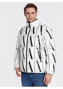 Armani Exchange Kurtka puchowa 8NZBP8 ZNULZ 21BE Biały Regular Fit ze sklepu MODIVO w kategorii Kurtki męskie - zdjęcie 181058094