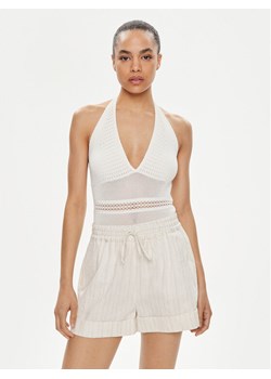 TWINSET Body 241TT3113 Biały Slim Fit ze sklepu MODIVO w kategorii Bluzki damskie - zdjęcie 181058134