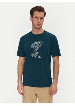 New Balance T-Shirt MT51978 Zielony Relaxed Fit ze sklepu MODIVO w kategorii T-shirty męskie - zdjęcie 181058143
