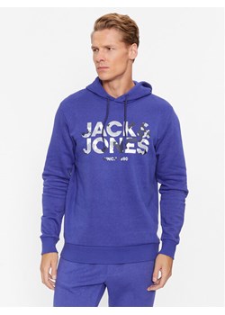 Jack&Jones Bluza James 12235338 Granatowy Regular Fit ze sklepu MODIVO w kategorii Bluzy męskie - zdjęcie 181058341