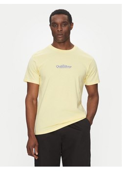 Quiksilver T-Shirt EQYZT08062 Żółty Regular Fit ze sklepu MODIVO w kategorii T-shirty męskie - zdjęcie 181058380