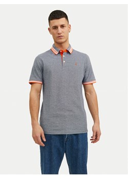 Jack&Jones Polo Paulos 12136668 Szary Slim Fit ze sklepu MODIVO w kategorii T-shirty męskie - zdjęcie 181058583