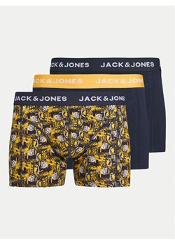Jack&Jones Junior Komplet 3 par bokserek Skull Rock 12259491 Kolorowy ze sklepu MODIVO w kategorii Majtki dziecięce - zdjęcie 181058600