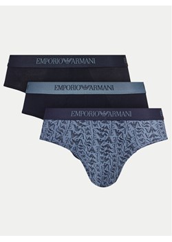 Emporio Armani Underwear Komplet 3 par slipów 111624 4F722 75536 Granatowy ze sklepu MODIVO w kategorii Majtki męskie - zdjęcie 181058670