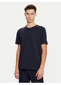 Champion T-Shirt 220713 Granatowy Regular Fit ze sklepu MODIVO w kategorii T-shirty męskie - zdjęcie 181058800