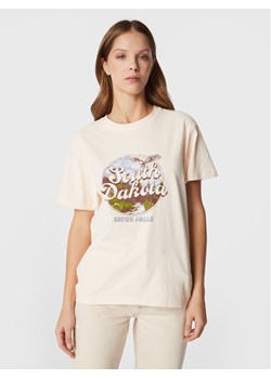 BDG Urban Outfitters T-Shirt 75440644 Écru Regular Fit ze sklepu MODIVO w kategorii Bluzki damskie - zdjęcie 181058822