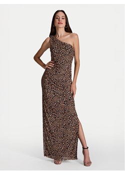 Swing Sukienka wieczorowa 5AI16600 Beżowy Slim Fit ze sklepu MODIVO w kategorii Sukienki - zdjęcie 181058880