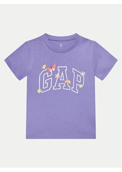 Gap T-Shirt 710283-05 Fioletowy Regular Fit ze sklepu MODIVO w kategorii Bluzki dziewczęce - zdjęcie 181058941