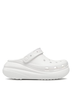 Crocs Klapki Classic Crush Clog 207521 Biały ze sklepu MODIVO w kategorii Klapki damskie - zdjęcie 181058961