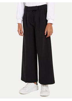 Calvin Klein Jeans Spodnie materiałowe IG0IG02690 Czarny Wide Leg ze sklepu MODIVO w kategorii Spodnie dziewczęce - zdjęcie 181058971