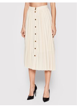 Selected Femme Spódnica plisowana Yosia 16083839 Beżowy Regular Fit ze sklepu MODIVO w kategorii Spódnice - zdjęcie 181058983