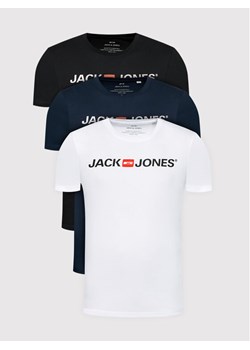 Jack&Jones Komplet 3 t-shirtów Corp Logo 12191330 Kolorowy Slim Fit ze sklepu MODIVO w kategorii T-shirty męskie - zdjęcie 181059341