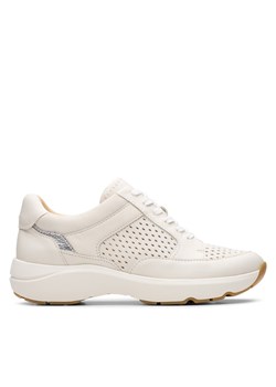 Clarks Sneakersy Tivoli Walk 26181361 Biały ze sklepu MODIVO w kategorii Buty sportowe damskie - zdjęcie 181059360