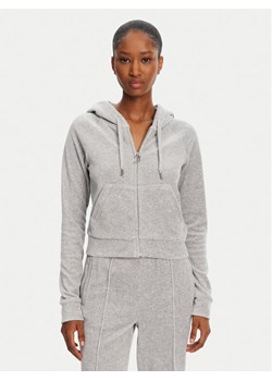 Juicy Couture Bluza Madison JCWA122001 Szary Slim Fit ze sklepu MODIVO w kategorii Bluzy damskie - zdjęcie 181059420