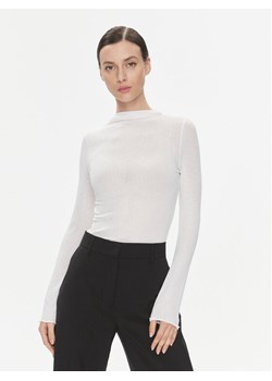 Gina Tricot Bluzka 22251 Biały Slim Fit ze sklepu MODIVO w kategorii Bluzki damskie - zdjęcie 181059461
