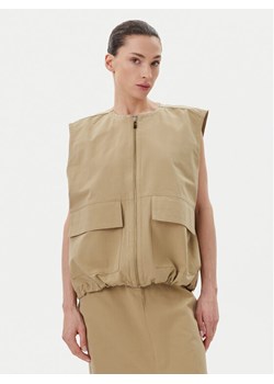 Herskind Kamizelka 5511150 Khaki Regular Fit ze sklepu MODIVO w kategorii Kamizelki damskie - zdjęcie 181059681