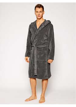 Tommy Hilfiger Szlafrok Icon Hooded Bathrobe 2S87905573 Szary ze sklepu MODIVO w kategorii Szlafroki męskie - zdjęcie 181059740