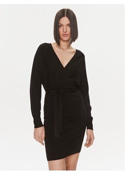 Liu Jo Sukienka dzianinowa 5F3031 MS49I Czarny Slim Fit ze sklepu MODIVO w kategorii Sukienki - zdjęcie 181059882