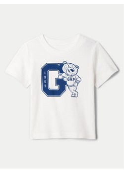 Gap T-Shirt 541360-04 Biały Regular Fit ze sklepu MODIVO w kategorii T-shirty chłopięce - zdjęcie 181059921
