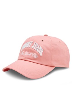 Tommy Jeans Czapka z daszkiem Hot Summer AW0AW15959 Różowy ze sklepu MODIVO w kategorii Czapki z daszkiem damskie - zdjęcie 181060054