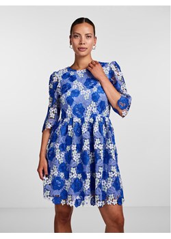 YAS Sukienka 26029716 Niebieski Regular Fit ze sklepu MODIVO w kategorii Sukienki - zdjęcie 181060073
