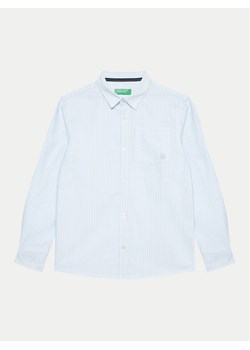 United Colors Of Benetton Koszula 547NCQ03D Niebieski Regular Fit ze sklepu MODIVO w kategorii Koszule chłopięce - zdjęcie 181060091