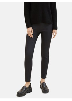 Tom Tailor Spodnie materiałowe 1039611 Czarny Slim Fit ze sklepu MODIVO w kategorii Spodnie damskie - zdjęcie 181060144