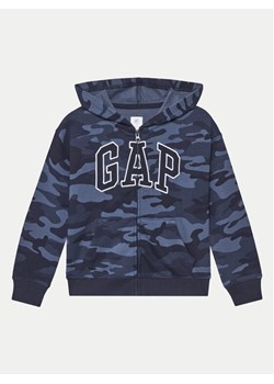 Gap Bluza 743966-02 Granatowy Regular Fit ze sklepu MODIVO w kategorii Bluzy chłopięce - zdjęcie 181060191