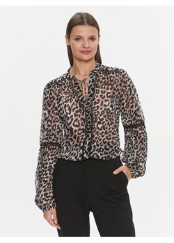 Guess Bluzka W3RH56 WDW52 Czarny Regular Fit ze sklepu MODIVO w kategorii Bluzki damskie - zdjęcie 181060242