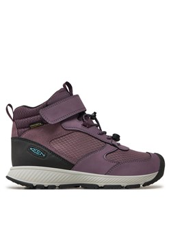 Keen Trekkingi Skua Mid Wp 1029542 Fioletowy ze sklepu MODIVO w kategorii Buty trekkingowe dziecięce - zdjęcie 181060371