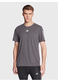 adidas Koszulka techniczna Own The Run HR6617 Szary Regular Fit ze sklepu MODIVO w kategorii T-shirty męskie - zdjęcie 181060413