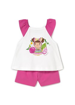 Mayoral Komplet top i spodenki 1234 Różowy Regular Fit ze sklepu MODIVO w kategorii Odzież dla niemowląt - zdjęcie 181060510
