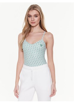Guess Top V3GP01 MC03W Zielony Slim Fit ze sklepu MODIVO w kategorii Bluzki damskie - zdjęcie 181060523