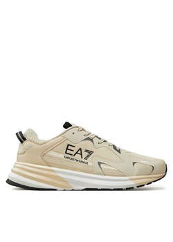 EA7 Emporio Armani Sneakersy X8X156 XK360 U064 Écru ze sklepu MODIVO w kategorii Buty sportowe męskie - zdjęcie 181060534