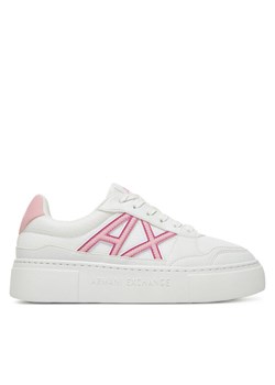 Armani Exchange Sneakersy XDX178 XV929 S935 Biały ze sklepu MODIVO w kategorii Buty sportowe damskie - zdjęcie 181060541