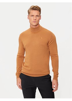 KARL LAGERFELD Golf 655058 544399 Brązowy Regular Fit ze sklepu MODIVO w kategorii Swetry męskie - zdjęcie 181060670