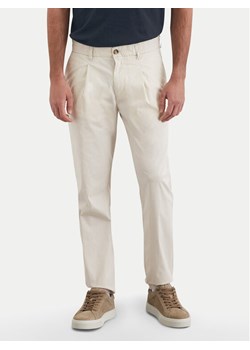 Marc O'Polo Spodnie materiałowe 522 0831 10144 Beżowy Slim Fit ze sklepu MODIVO w kategorii Spodnie męskie - zdjęcie 181060804