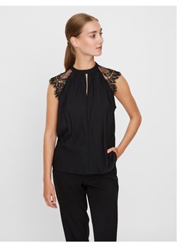 Vero Moda Bluzka Milla 10226072 Czarny Regular Fit ze sklepu MODIVO w kategorii Bluzki damskie - zdjęcie 181060864