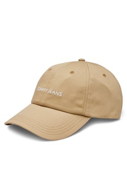 Tommy Jeans Czapka z daszkiem Tjm Linear Logo Cap AM0AM12024 Beżowy ze sklepu MODIVO w kategorii Czapki z daszkiem męskie - zdjęcie 181060870
